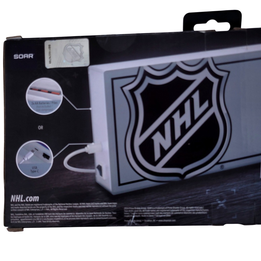 Montreal Canadiens NHL Lightbox Free Standing Wall Mountable 12 x 5 inches SOAR - Picture 8 of 13